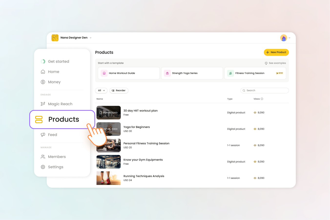 nas.io products section screenshot